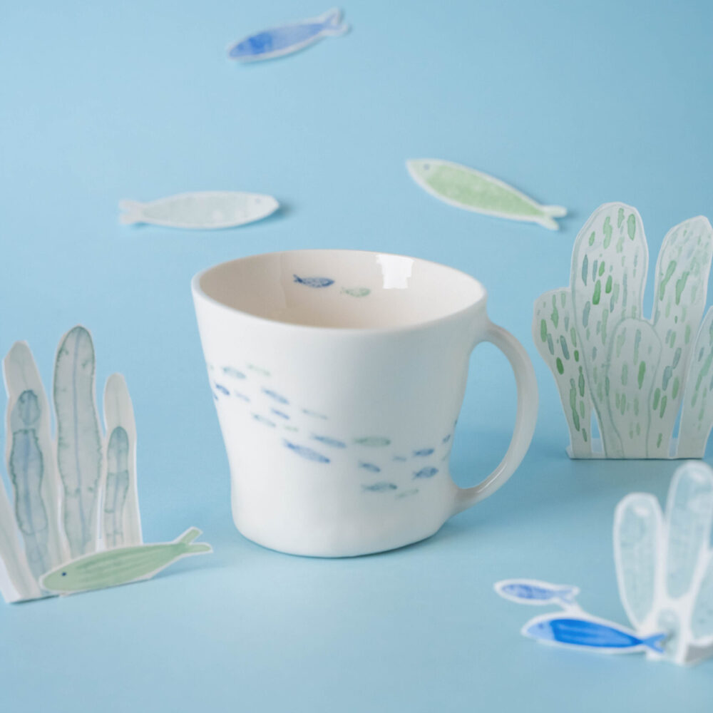 Tazza per la colazione — Pesciolini