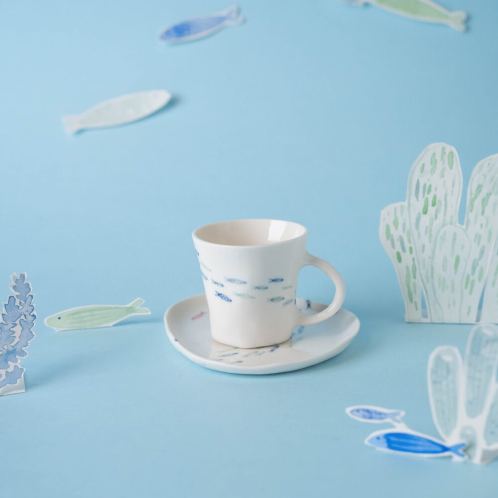 Tazzina da caffè — Pesciolini